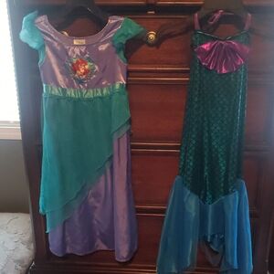 Mermaid and Princess Kids Costume Set - Purple and Teal